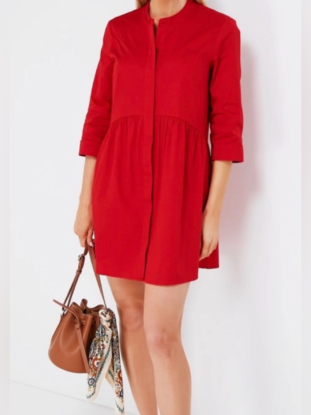 Tuckernuck Red Royal Shirt Dress XXL